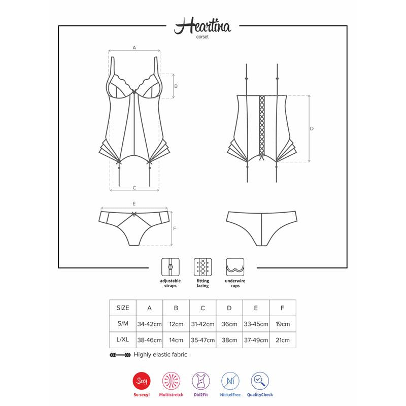 OBSESSIVE - Heartline korsett