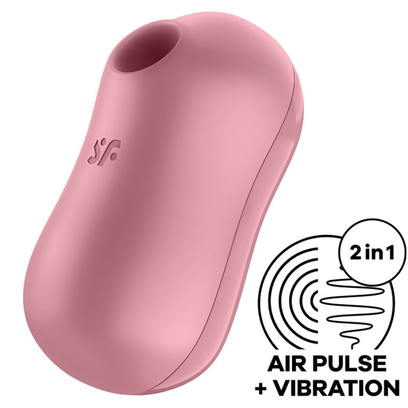 SATISFYER - Cotton candy vibrator and air pulse stimulator