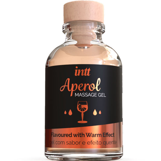 INTT - Aperoli maitseline soojendavaa efektiga massaažigeel