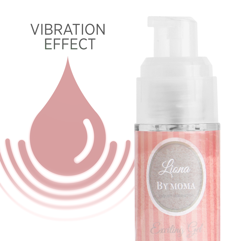 LIONA BY MOMA - Vedel vibraator "Exiting" geel 15ml