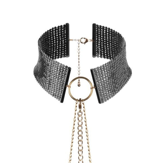 BIJOUX - Black metallic necklace