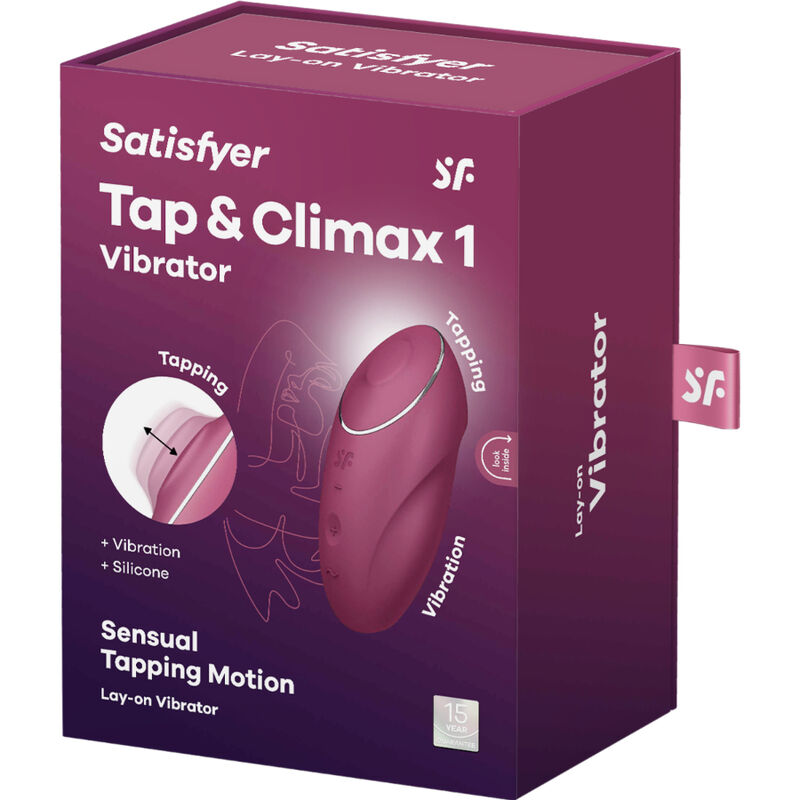 SATISFYER - Tap & Climax 1 Lay-on vibraator