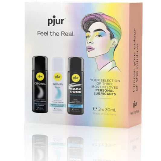 PJUR - Pride set premium lubes 3x30ml