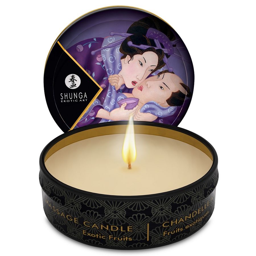 SHUNGA - Mini caress massage candle "Exotic fruits" 30ml